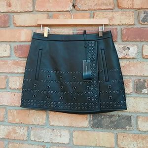 BCBG Max Azria Vegan Leather Skirt